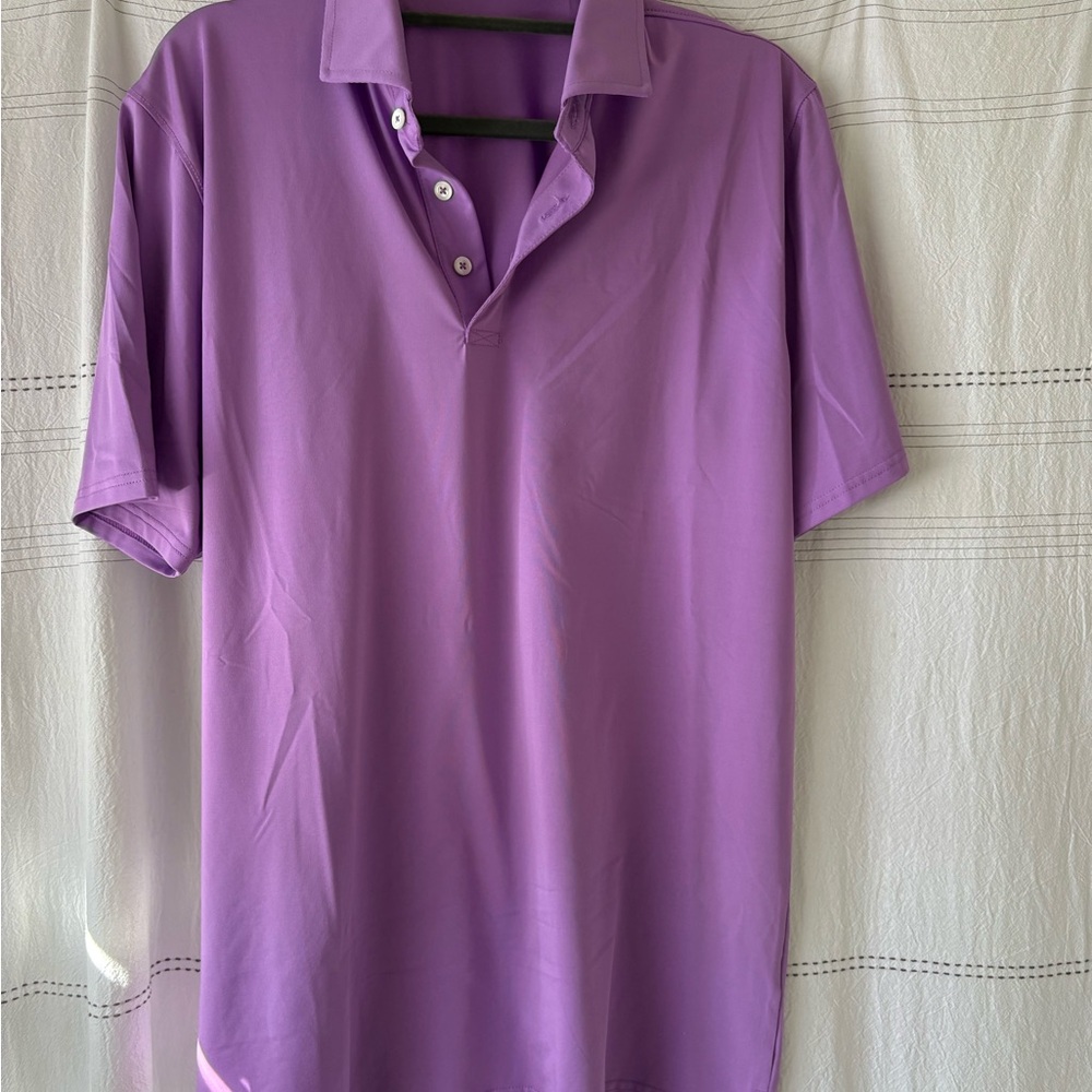 Classic Purple Men's Polo Shirt
